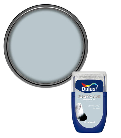 Dulux Easycare Bathroom Soft Sheen Tester Pot - 30ml - Coastal Grey