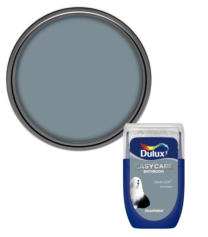 Dulux Easycare Bathroom Soft Sheen Tester Pot - 30ml - Denim Drift