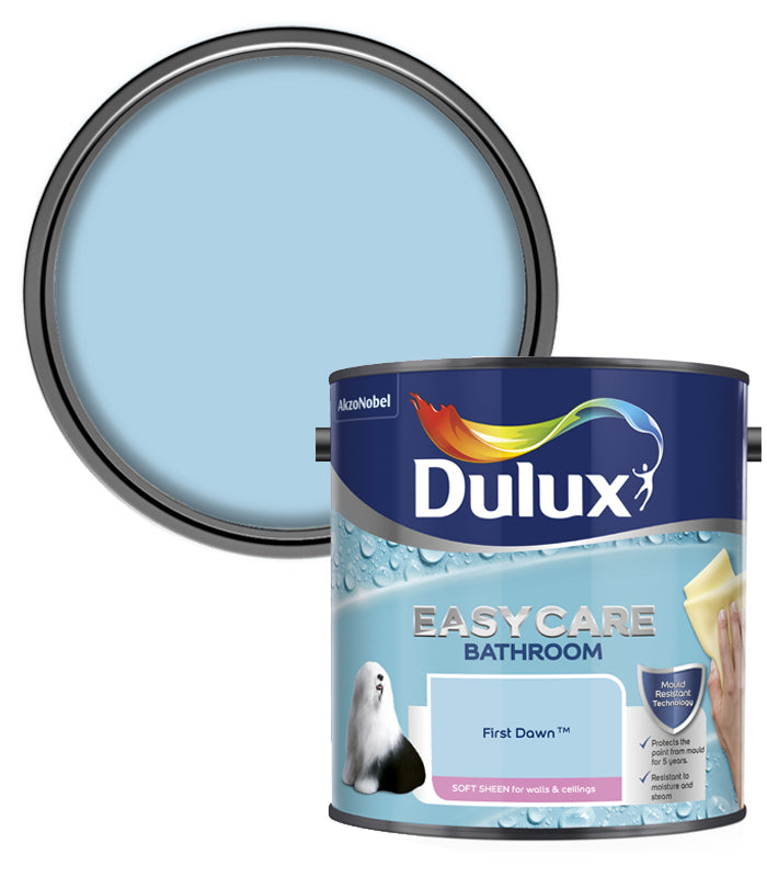 Dulux Easycare Bathroom Soft Sheen Emulsion Paint - 2.5L - First Dawn