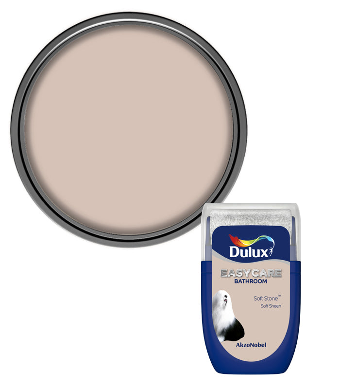 Dulux Easycare Bathroom Soft Sheen Tester Pot - 30ml - Soft Stone