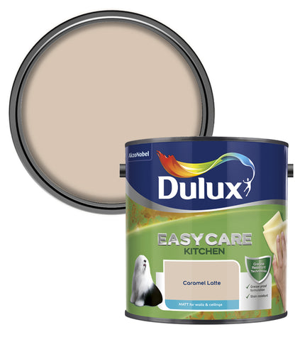 Dulux Easycare Kitchen Matt Emulsion Paint - 2.5L - Caramel Latte