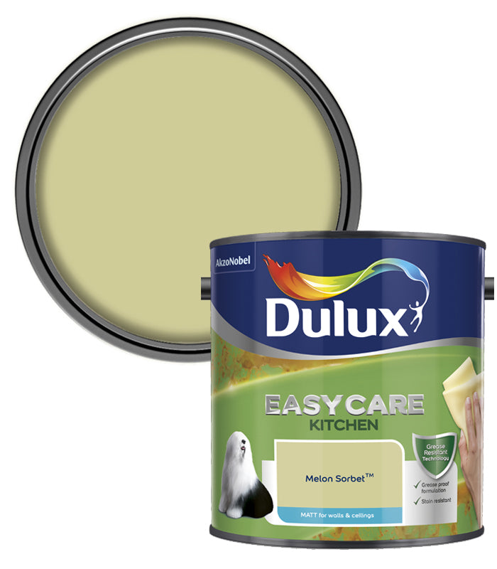 Dulux Easycare Kitchen Matt Emulsion Paint - 2.5L - Melon Sorbet
