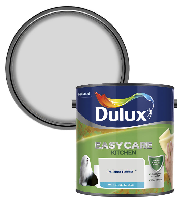 Dulux Easycare Kitchen Matt Emulsion Paint - 2.5L - Polished Pebble