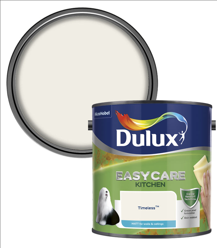 Dulux Easycare Kitchen Matt Emulsion Paint - 2.5L - Timeless