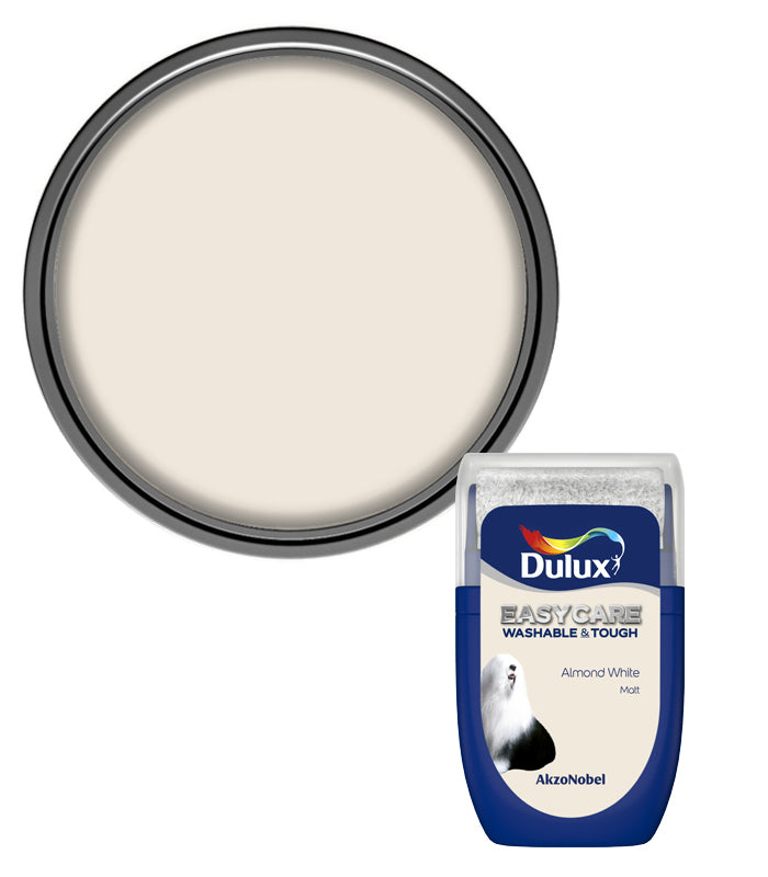 Dulux Easycare Washable Tough Matt Tester Pot - 30ml - Almond White