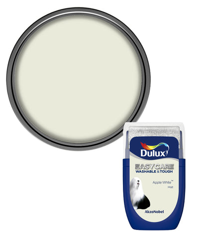 Dulux Easycare Washable Tough Matt Tester Pot - 30ml - Apple White