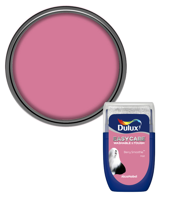 Dulux Easycare Washable Tough Matt Tester Pot - 30ml - Berry Smoothie