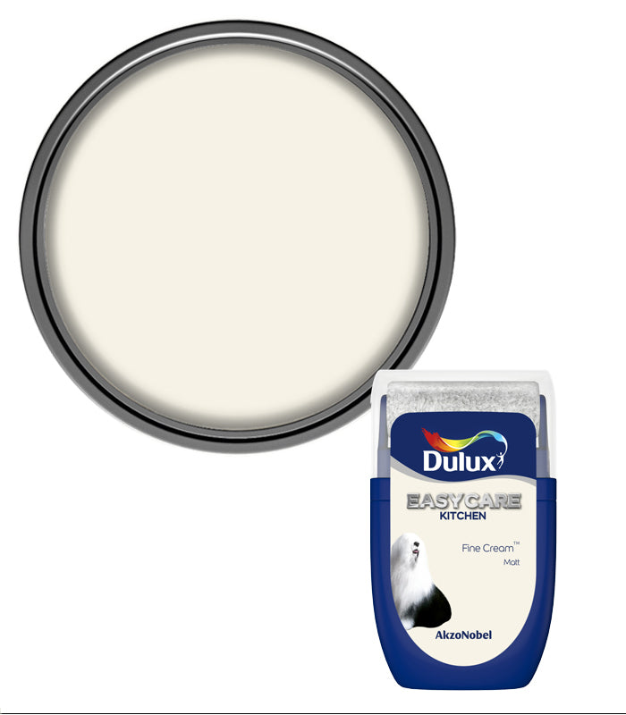 Dulux Easycare Washable Tough Matt Tester Pot - 30ml - Fine Cream