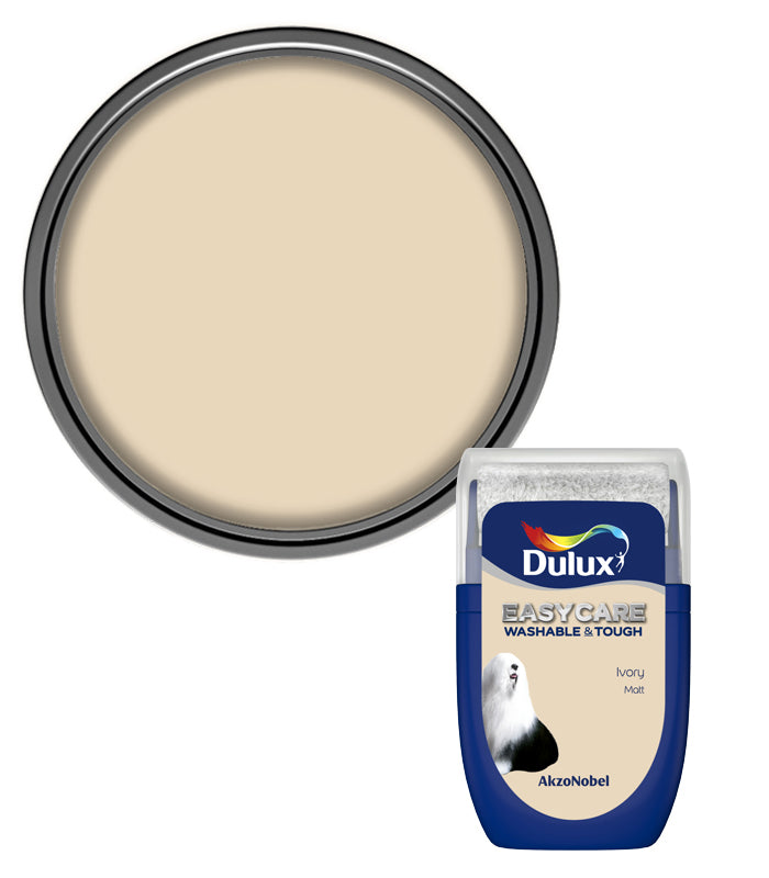 Dulux Easycare Washable Tough Matt Tester Pot - 30ml - Ivory