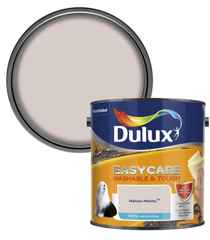 Dulux Easycare Washable & Tough Matt Emulsion Paint - 2.5L - Mellow Mocha