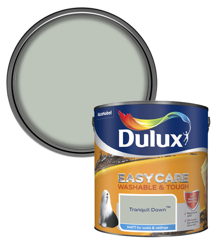 Dulux Easycare Washable & Tough Matt Emulsion Paint - 2.5L - Tranquil Dawn