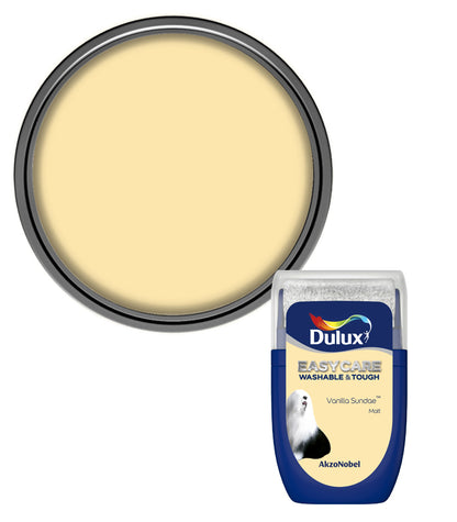 Dulux Easycare Washable Tough Matt Tester Pot - 30ml - Vanilla Sundae