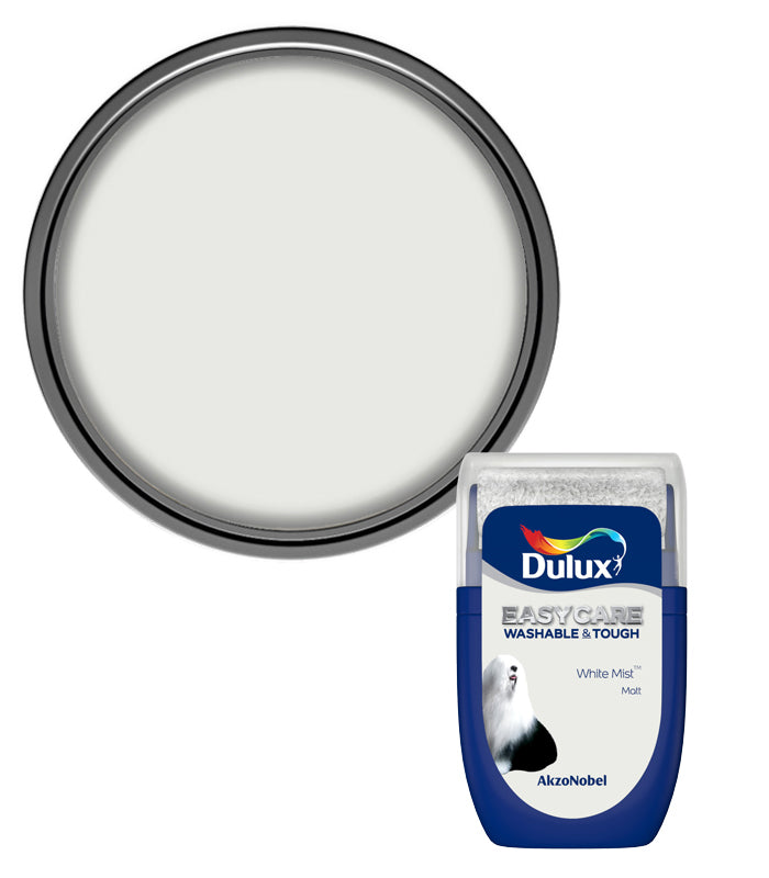 Dulux Easycare Washable Tough Matt Tester Pot - 30ml - White Mist