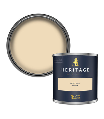 Dulux Heritage Velvet Matt - 125ml Tester Pot - Cream