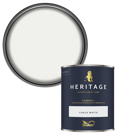 Dulux Heritage Eggshell - 750ml - Chalk White