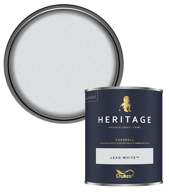 Dulux Heritage Eggshell - 750ml - Lead White