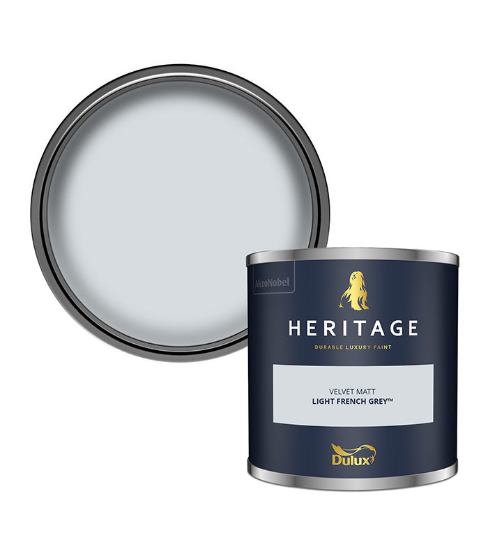 Dulux Heritage Velvet Matt - 125ml Tester Pot - Light French Grey