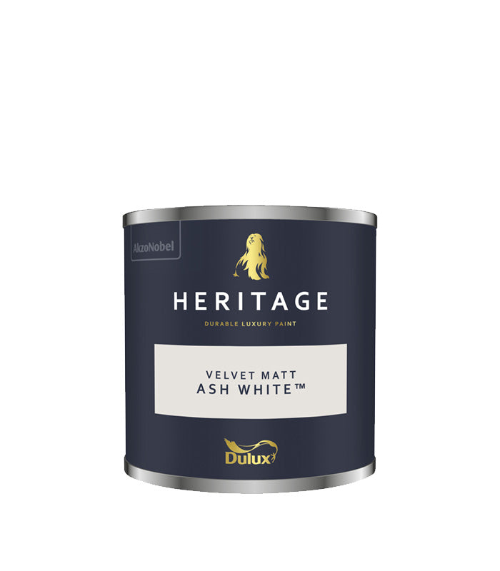 Dulux Heritage Velvet Matt Paint - 125ml Tester Pot - Whites and Pale Tones