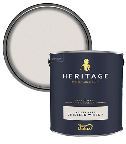 Dulux Heritage Velvet Matt - 2.5L - Chiltern White