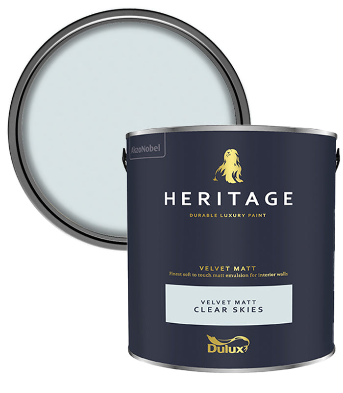 Dulux Heritage Velvet Matt - 2.5L - Clear Skies