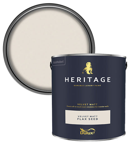 Dulux Heritage Velvet Matt - 2.5L - Flax Seed
