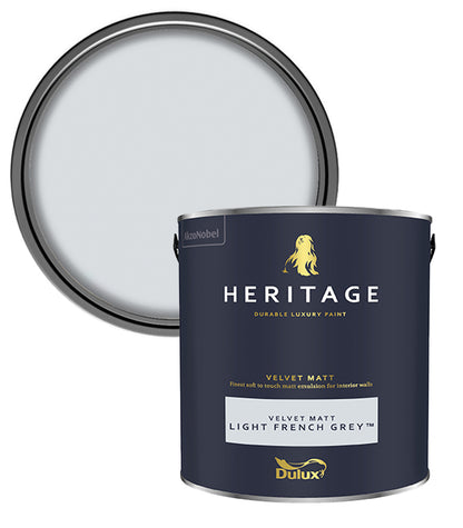 Dulux Heritage Velvet Matt - 2.5L - Light French Grey