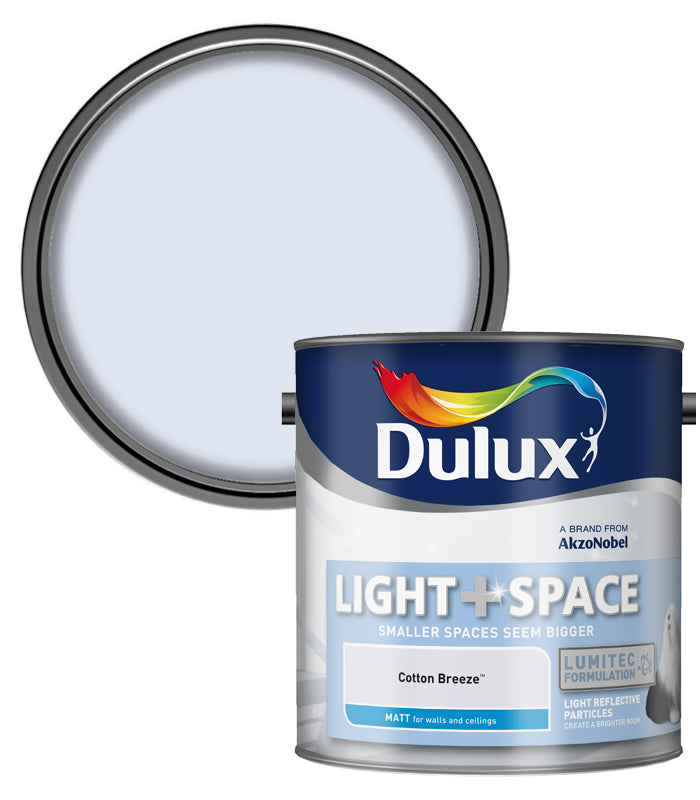 Dulux Retail Matt Light & Space Colours - Cotton Breeze - 2.5L