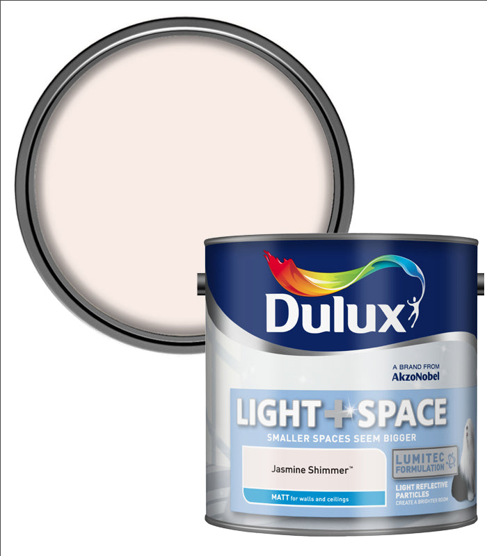 Dulux Retail Matt Light & Space Colours - Jasmine Shimmer - 2.5L