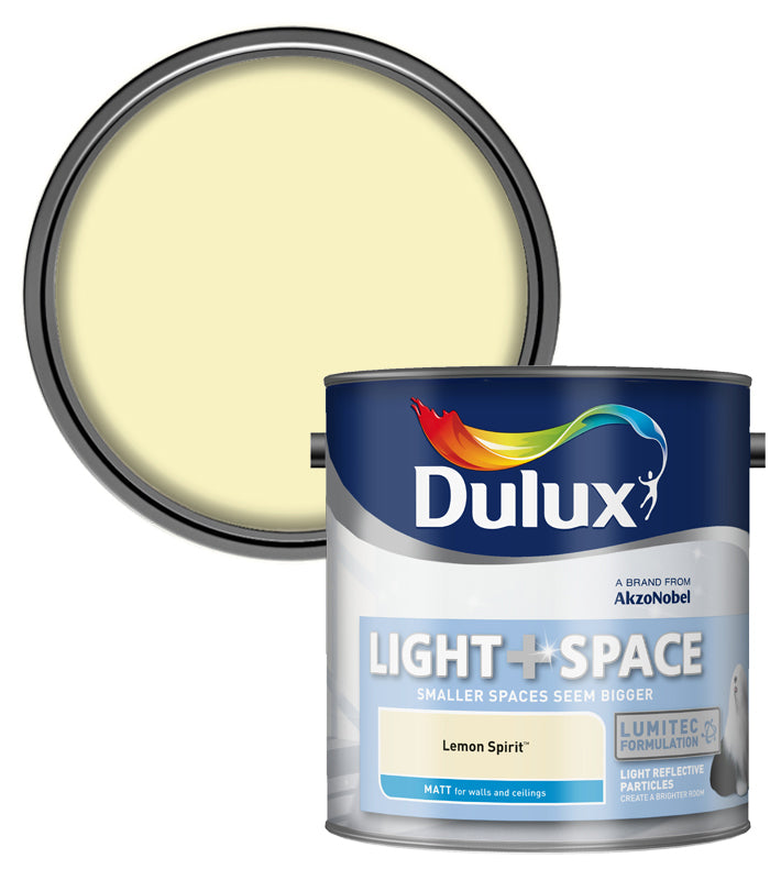 Dulux Retail Matt Light & Space Colours - Lemon Spirit - 2.5L