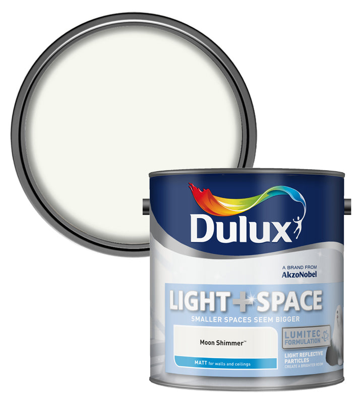 Dulux Retail Matt Light & Space Colours - Moon Shimmer - 2.5L