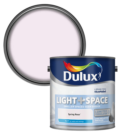 Dulux Retail Matt Light & Space Colours - Spring Rose - 2.5L