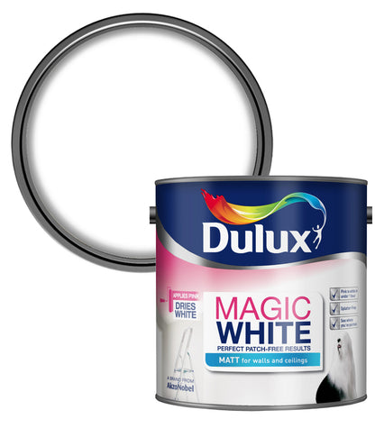 Dulux Magic White Matt - Pure Brilliant White - 2.5L