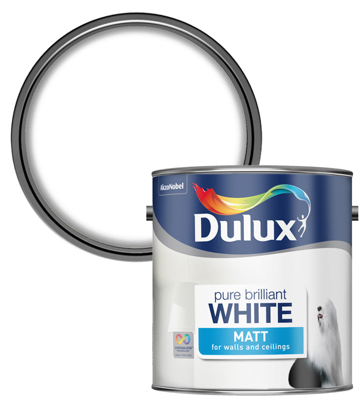 Dulux Retail Matt - Pure Brilliant White - 2.5L