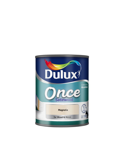 Dulux Once Satinwood Paint- 750ml