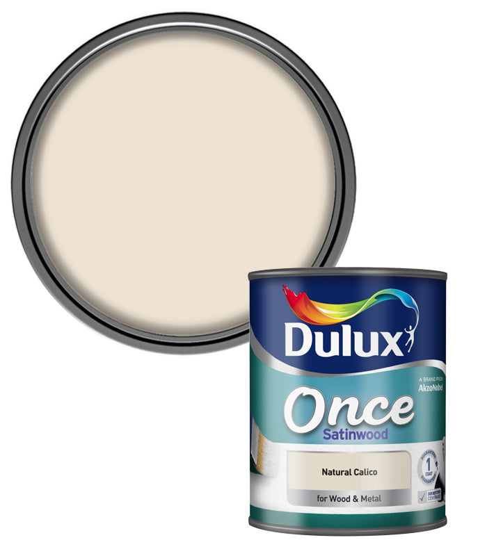 Dulux Retail Once Satinwood Colours - 750ml - Natural Calico