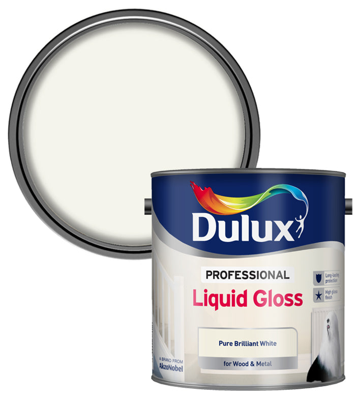 Dulux Retail Professional Liquid Gloss - Pure Brilliant White - 2.5L