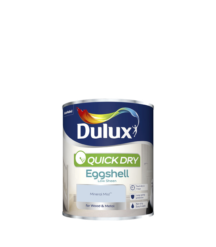 Dulux Quick Dry Eggshell Paint - 750ml