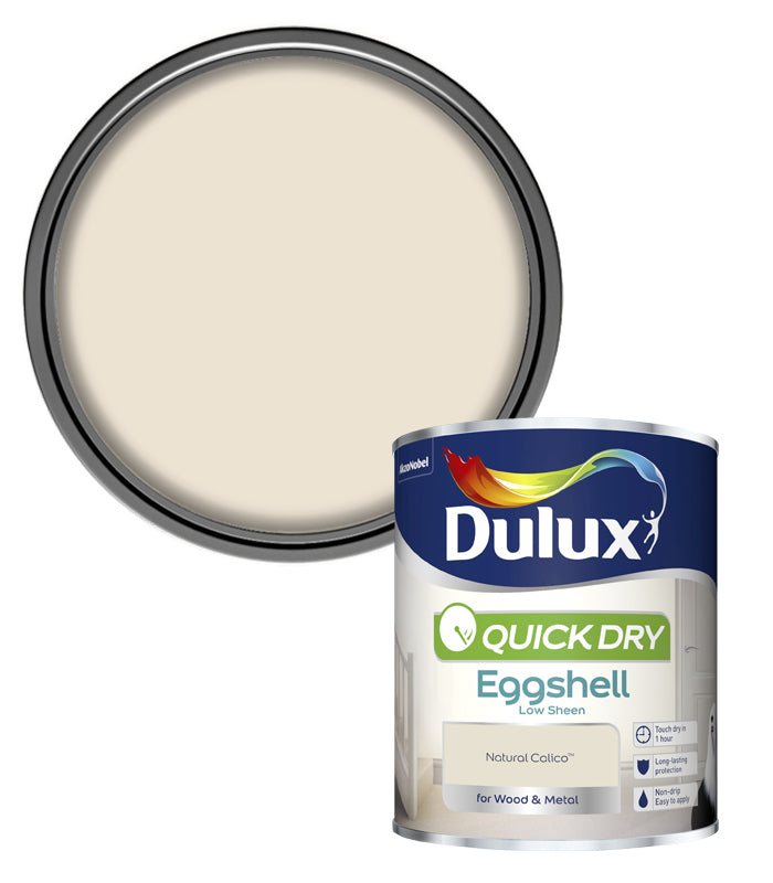 Dulux Quick Dry Eggshell - Natural Calico - 750ml
