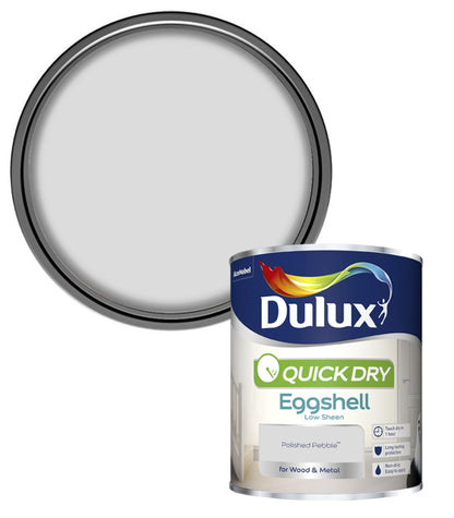 Dulux Quick Dry Eggshell - Polished Pebble - 750ml