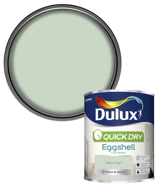 Dulux Quick Dry Eggshell - Willow Tree - 750ml