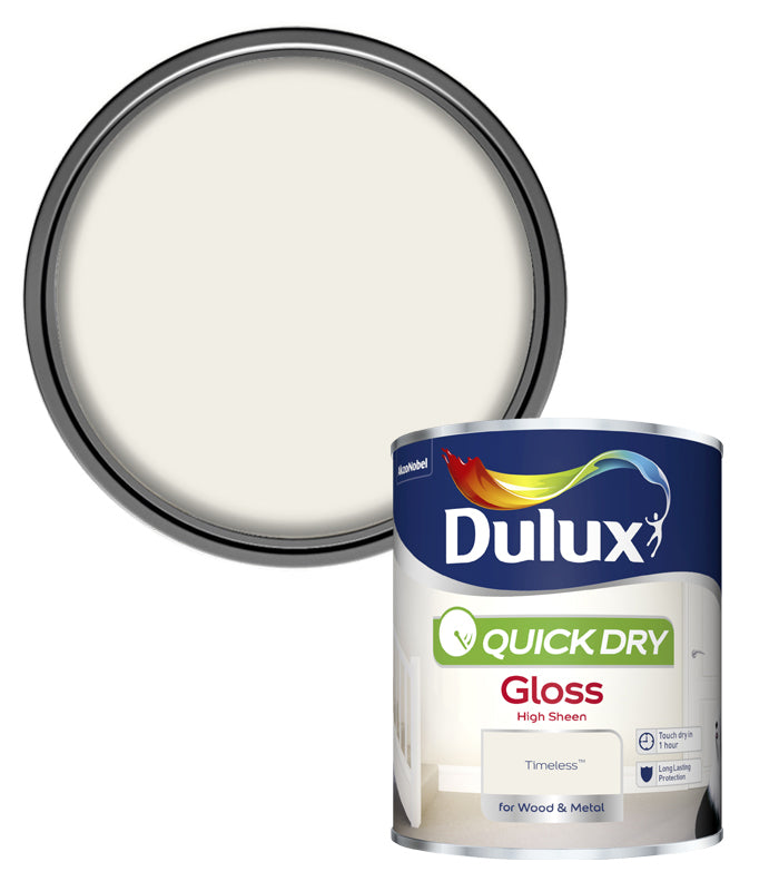 Dulux Quick Dry Gloss Colours - Timeless - 750ml