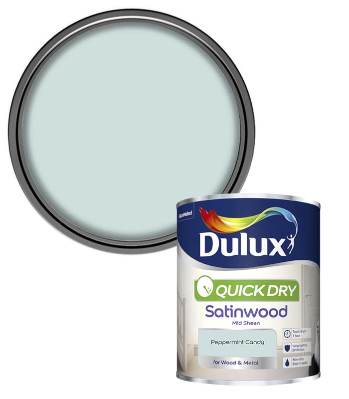 Dulux Quick Dry Satinwood - 750ml - Peppermint Candy