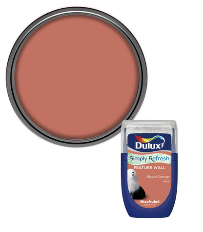 Dulux Simply Refresh Feature Wall Tester Pot - 30ml - Blood Orange