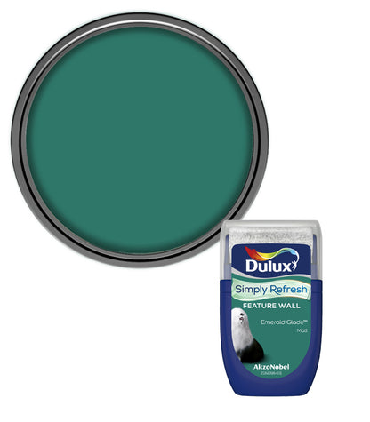 Dulux Simply Refresh Feature Wall Tester Pot - 30ml - Emerald Glade