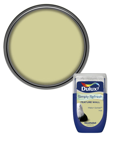 Dulux Simply Refresh Feature Wall Tester Pot - 30ml - Melon Sorbet