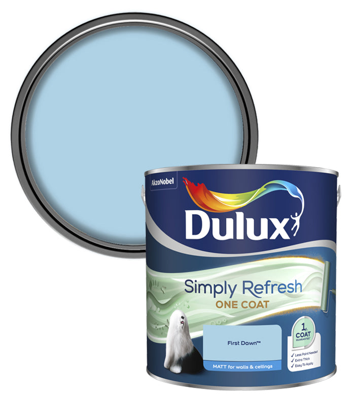 Dulux Simply Refresh One Coat Matt Emulsion Paint - 2.5L - First Dawn
