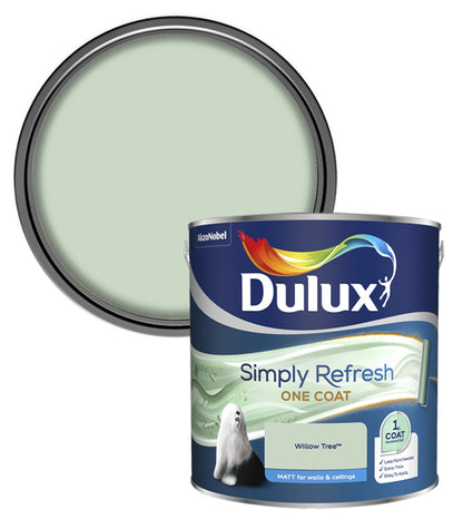 Dulux Simply Refresh One Coat Matt Emulsion Paint - 2.5L - Willow Tree
