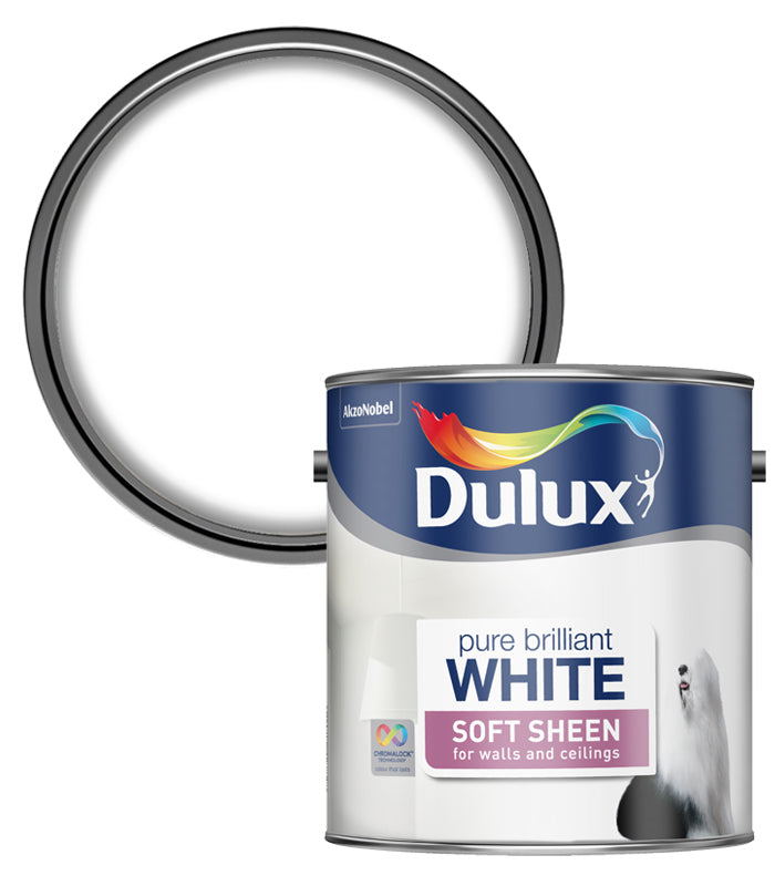 Dulux Retail Soft Sheen - Pure Brilliant White - 2.5 Litres