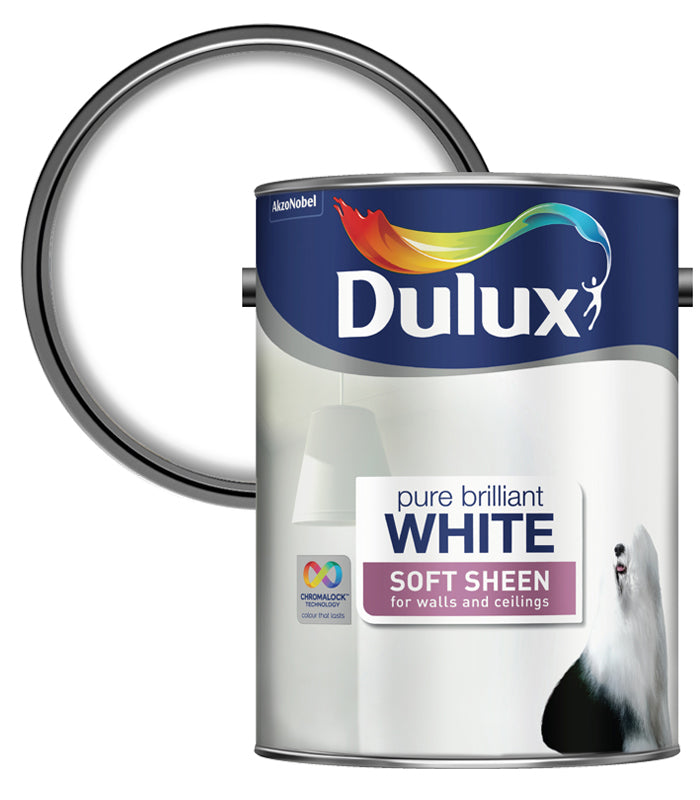 Dulux Retail Soft Sheen - Pure Brilliant White - 5 Litres
