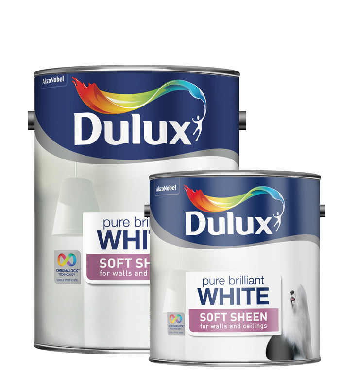 Dulux Soft Sheen Paint - Pure Brilliant White